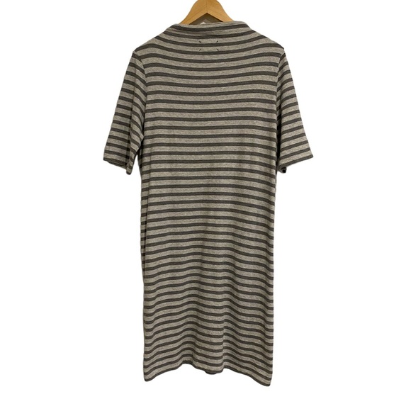 (Sold)Lou & Grey @ LOFT Cotton SS Striped Sweater Dress, Women's Lg - Picture 10 of 10